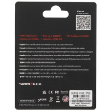 Накопитель SSD Patriot Viper VP4300 Lite, 1Tb, PCIe 4.0 x4, M.2 2280, NVMe, R/W 7400/6400, с радиатором
