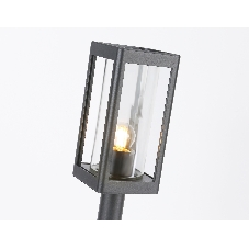 Светильник Ambrella light ST2414 GR/CL серый/прозрачный IP54 E27 max 40W 110*110*500