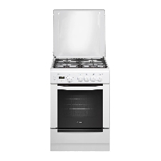 Плита газовая Gefest ПГ 6100-04 белый, конфорок 4 шт, духовка 52 л, 60 см x 85 см x 60 см