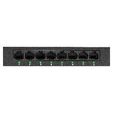 Коммутатор неуправляемый ExeGate EDES-1008D (8-портовый UTP 10/100Mbps, металлический корпус, с функцией энергосбережения (EEE), настольный/настенный)
