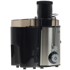Соковыжималка Centek CT-1209 стальной/чёрный, центробежная, 600 Вт, 500 мл, механическое