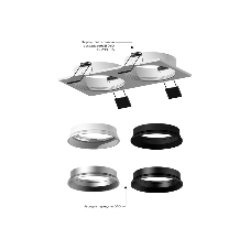 Корпус светильника C6525 SWH белый песок 160*80*H25mm MR16 GU5.3