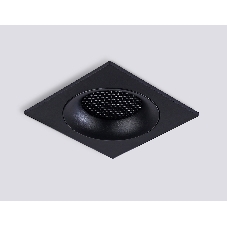 Светильник встраиваемый Ambrella light TN102729 BK черный GU5.3 92*92*23