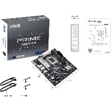 Материнская плата ASUS PRIME B860M-K, LGA1851, Intel B860, 2xDDR5, 4xSATA, 2xM.2, 1xPCIe 4.0 x16, DisplayPort, HDMI, 1x2.5Gb LAN, 3x3.5 мм, 7.1, microATX