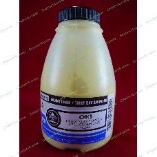 Тонер OKI C610/C810/C821/C822/C830/C5850/C5950/MC560 Yellow (фл., 135г) B&W Premium (Tomoegawa) - фас.России