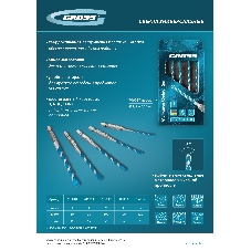 Сверло универсальное Gross Multipurpose PRO, 6-гр. хвостовик, 5мм