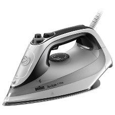Утюг Braun SI7149WB серый, 2900 Вт, 50 г/мин, 220 г/мин, 300 мл