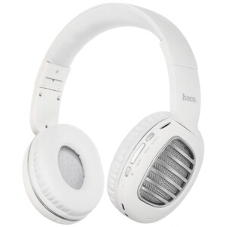 Беспроводные/проводные наушники Hoco W23 BRILLIANT белый, накладные, Bluetooth + проводной, до 8 ч