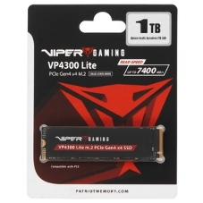 Накопитель SSD Patriot Viper VP4300 Lite, 1Tb, PCIe 4.0 x4, M.2 2280, NVMe, R/W 7400/6400, с радиатором