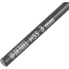 Сверло по металлу Denzel 3 мм, HSS-Tin, Golden Tip, 10 шт.