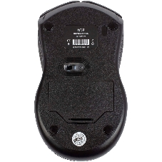 Мышь беспроводная HIPER HOMW-074 черный/синий, 1000 dpi, радиоканал, USB, кнопки - 3
