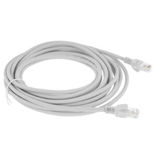Патч-корд LSZH UTP Cablexpert PP31-5M cat.5e, 5м, литой, многожильный, серый