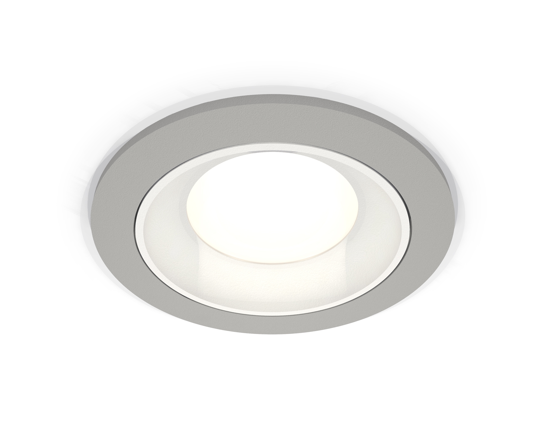 Комплект встраиваемого светильника Ambrella light XC7623060 SGR/SWH серый песок/белый песок MR16 GU5.3 (C7623, N7020)