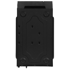 Компьютерный корпус с блоком питания 450Вт. Сase Forza mATX, 450W, 2xUSB 3.0, Black, w/o FAN, 12 см fan PSU, power cord
