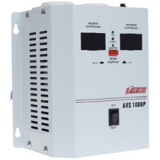 Стабилизатор напряжения Powerman AVS 1000P White (1000ВА,8А,КПД 98%, циф. индикация вх./вых. напряж.)