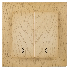 Nilson Выкл. 2-кл. СУ, (проходной), ТУРАН ДЕРЕВО (TOURAN WOOD), клён (24281009) Nilson Выкл. 2-кл. СУ, (проходной), ТУРАН ДЕРЕВО (TOURAN WOOD), клён (24281009)
