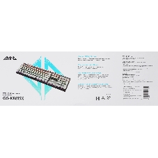 Клавиатура проводная GMNG GG-KB815X (1913914), USB, черный + белый