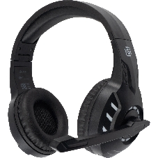 Гарнитура Oklick HS-L420G чёрный, беспроводная + проводная, Bluetooth, до 30 ч, подсветка
