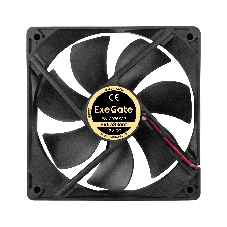 Вентилятор 12В DC ExeGate ExtraSilent ES12025S2P (120x120x25 мм, Sleeve bearing (подшипник скольжения), 2pin, 1300RPM, 22dBA)
