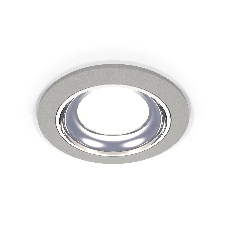 Комплект встраиваемого светильника Ambrella light XC7623061 SGR/PSL серый песок/серебро полированное MR16 GU5.3 (C7623, N7022)