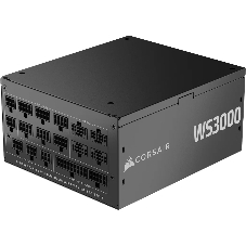 Блоки питания/ Power Supply Corsair WS3000, Model RPS0237, 3000W 80+ Platinum (ATX, 3.1, PCIe 5.1, Full modular, 1x24(20+4)pin, 4x12V-2x6, 2x4+4-pin CPU +12V (EPS), 6x4-pin Molex, 8x6+2-pin PCIe, 9xSATA3, Active, 140x140mm, 175x150x86mm, APFC, Power cable-EU, black)