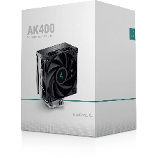 Кулер для процессора DEEPCOOL AK400 черный, 120 мм, алюминий/медь, 1850 об/мин, 29 дБ, 4 pin, 220 Вт, 155 мм