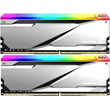 Оперативная память NETAC Z, DDR5, 32Gb (2x16 Gb), 6800 MHz, CL34, DIMM, ECC, радиатор, RGb, серебристый