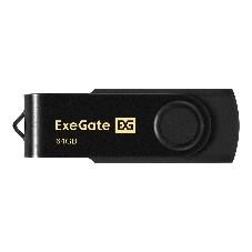 Exegate EX302054RUS USB-флеш накопитель ExeGate Jet 64GB черный (USB2.0, 480Mbps, пластик/металл)