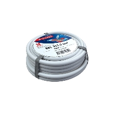 Провод соединительный ПВС Rexant 3x1,5 мм², белый, длина 10 метров, ГОСТ 7399-97 Провод соединительный ПВС Rexant 3x1,5 мм², белый, длина 10 метров, ГОСТ 7399-97