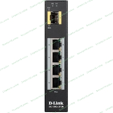 Коммутатор D-Link DIS-100G-5PSW/A1A Промышленный неуправляемый коммутатор с 4 портами 10/100/1000Base-T, 1 портом 1000Base-X SFP, функцией энергосбере