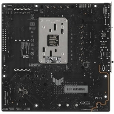 Материнская плата ASUS TUF GAMING B850M-E WIFI, AM5, AMD B850, 4xDDR5, 4xSATA, 3xM.2, 1xPCIe 5.0 x16, 1xPCIe 4.0 x16, 1xPCIe 3.0 x1, 1xHDMI (v2.1), 2xDP (v1.4), 1x2.5Gb LAN, Wi-Fi 6E, Bluetooth 5.3, 1xUSB-C 10Gbps, 2xUSB-A 10Gbps, 2xUSB-A 5Gbps, 4xUSB-A 2.0, 1xPS/2, 3x3.5 мм, 7.1, mATX