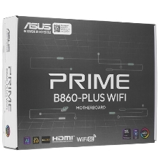 Материнская плата ASUS PRIME B860-PLUS-CSM, LGA 1851, Intel B860, 4xDDR5, 4xSATA, 3xM.2, 1xPCIe 5.0 x16, 1xPCIe 4.0 x16, 1xHDMI, 1xDP, 1x2.5Gb LAN, 2xUSB 2.0, 1xUSB 3.2 Gen 1, 2xUSB 3.2 Gen 2, 1xUSB-C 3.2 Gen 2x2, 3x3.5 мм, 7.1, ATX