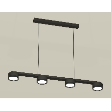 Светильник Ambrella light XB9152150/4 SBK/PBK черный песок/черный полированный GX53 (C9152, N8113)