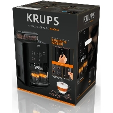 Кофемашина Krups Arabica EA811810 1450Вт черный/серебристый