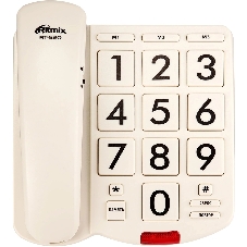 Телефон проводной Ritmix RT-520 слоновая кость