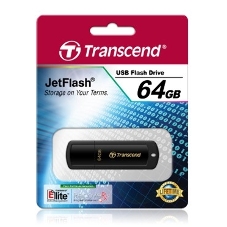 Флешка USB Transcend JetFlash 350 (TS64GJF350), 64Gb, USB 2.0, R/W 15/7, черный