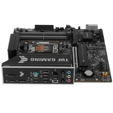 Материнская плата ASUS TUF GAMING B850M-E WIFI, AM5, AMD B850, 4xDDR5, 4xSATA, 3xM.2, 1xPCIe 5.0 x16, 1xPCIe 4.0 x16, 1xPCIe 3.0 x1, 1xHDMI (v2.1), 2xDP (v1.4), 1x2.5Gb LAN, Wi-Fi 6E, Bluetooth 5.3, 1xUSB-C 10Gbps, 2xUSB-A 10Gbps, 2xUSB-A 5Gbps, 4xUSB-A 2.0, 1xPS/2, 3x3.5 мм, 7.1, mATX