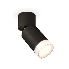 Светильник Ambrella Light XM6313080 SBK/FR/CL черный песок/белый матовый/прозрачный MR16 GU5.3 (A2221, C6313, N6241)