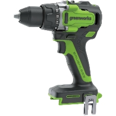 Дрель-шуруповерт GREENWORKS GD24DD90, 24 В, 0 Ач, 90 Нм, бесщеточный, ударный