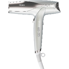 Фен Haier HHD-602 белый, 1600 Вт, ионизация