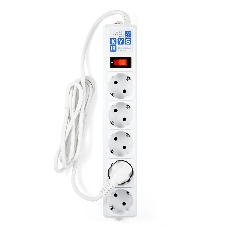 Сетевой фильтр Powercube SPG-B-6-WHITE 1.9 м, 5 розеток, белый, коробка