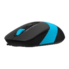Мышь проводная A4Tech Fstyler FM10 черный/синий, 1600 dpi, USB, кнопки - 4