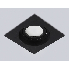 Встраиваемый поворотный точечный светильник Ambrella light TN102758 BK черный IP20 GU5.3 100*100*32