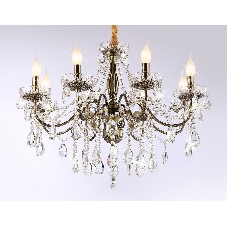 Светильник Ambrella light TR4950/8 SB/CL бронза/прозрачный E14/8 max 40W D620*585