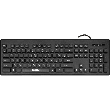 Клавиатура SVEN KB-C7500EL проводная, USB Type-A, чёрный