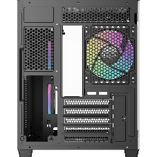 Корпус Ocypus Gamma C54 BK ARGB, Mini-Tower, чёрный, 3 x 120 мм