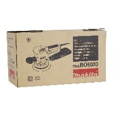 Эксцентриковая шлифовальная машина Makita BO6030 ЭШМ,310Вт,ф150мм,4000-10000об\м,ампл-3мм,2.3кг,кор,п\сборник