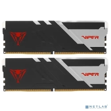 Оперативная память Patriot Viper Venom, DDR5, 32GB (2x16GB), 5600MHz, CL36, DIMM, с радиаторами, RGB, черный