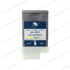 Картридж струйный NVPrint PFI-102Y (NV-0898B001) Yellow для Canon ImagePROGRAF iPF500/510/600/610 (130 мл) совместимый