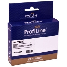 Картридж струйный ProfiLine PL-T1303 для принтеров Epson Stylus SX525WD/SX535WD/SX620/Office B42WD/BX525/BX535/BX625FWD/BX635FWD/BX925/BX935/WorkForce 525/630/3010/3520DWF/3530/3540/7015/7515/7525 с чернилами Magenta 10,1 мл